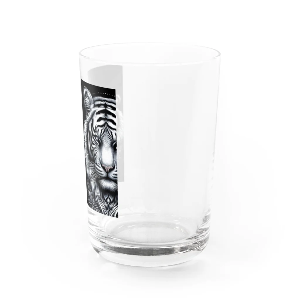 dai-k_1977のカッコいい強そうなトラ Water Glass :right