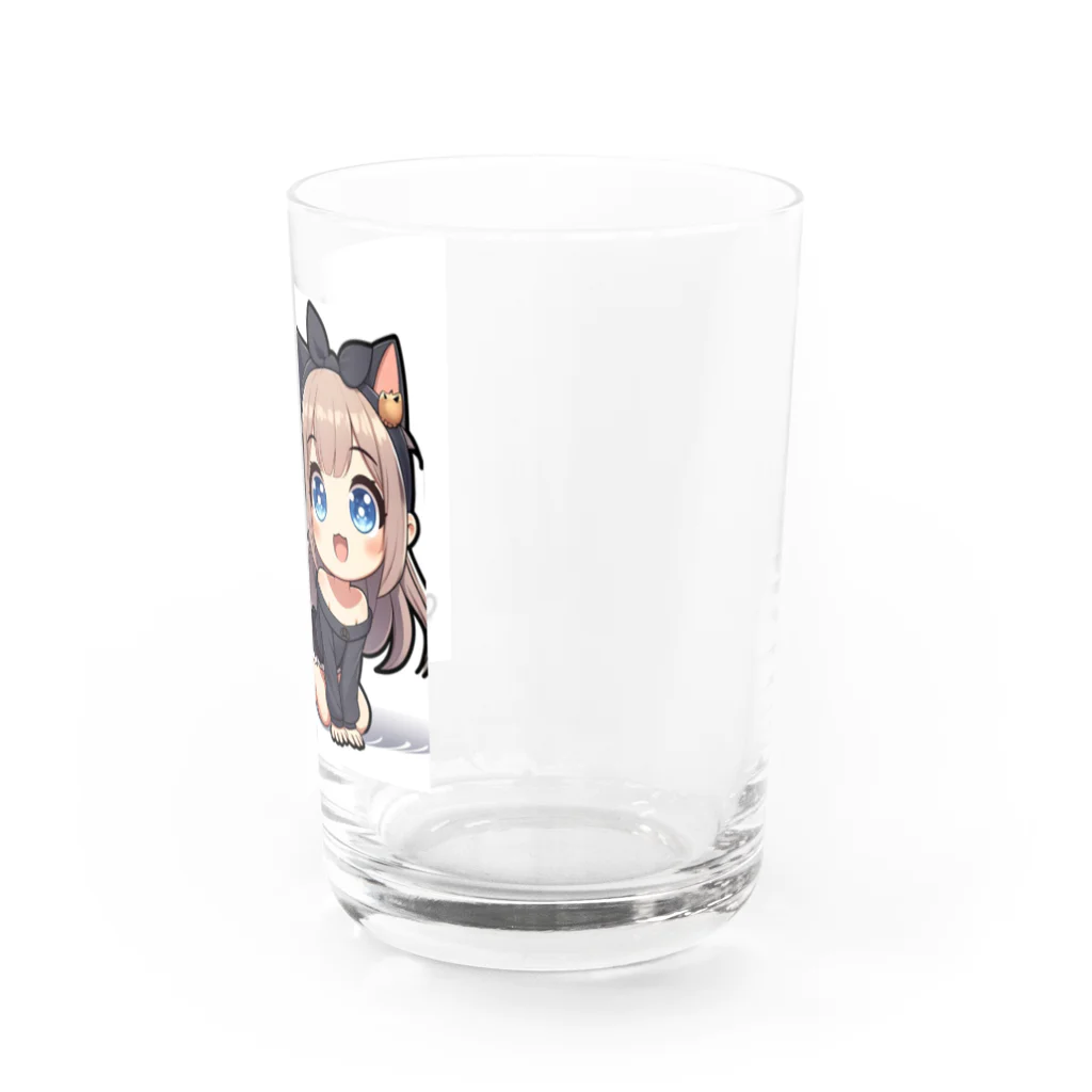 ハローにゃんポコちんストア ～幻想の世界へようこそ～の猫耳キャットガール＆ゴースト Water Glass :right