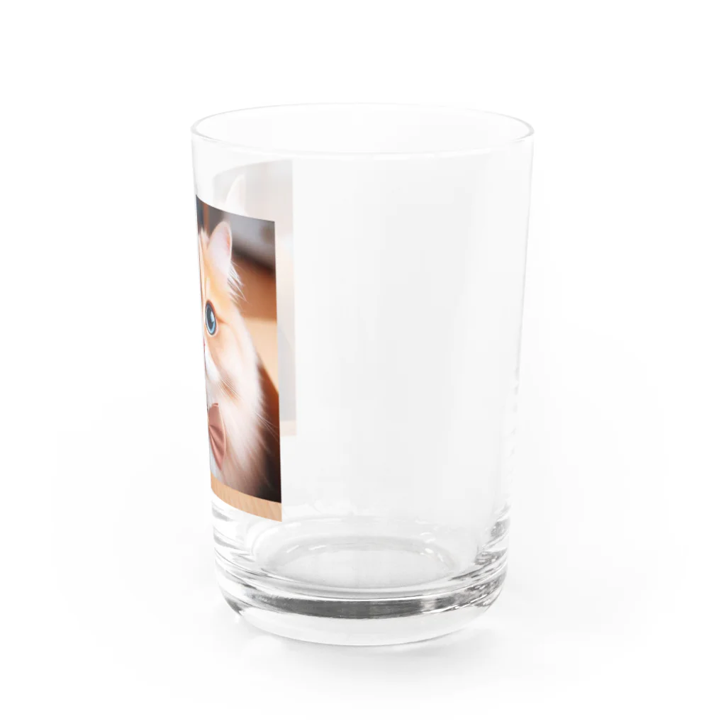 ねこちゃんが大好きなのです。のラブリーな猫ちゃん♪ Water Glass :right