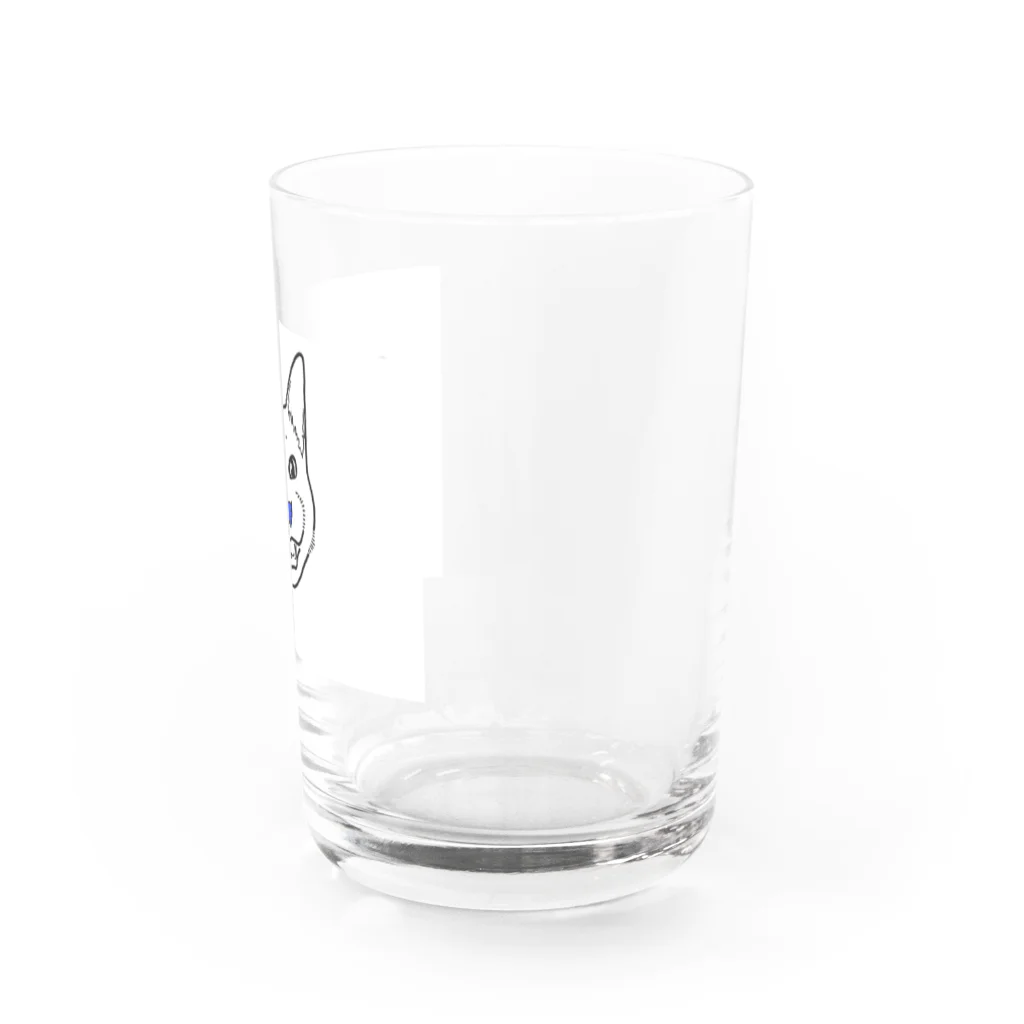 achimaguの鯛ちゃんグッズ（青鯛ちゃん） Water Glass :right