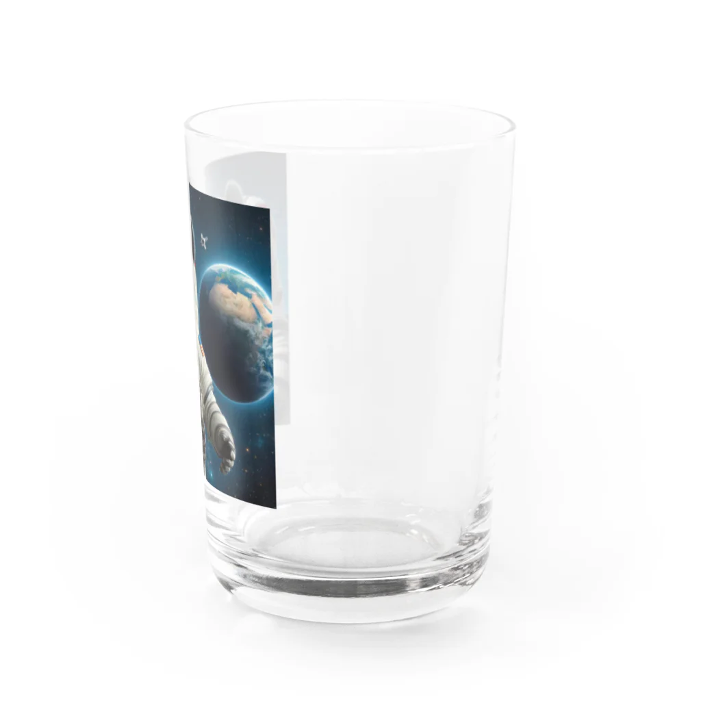 ことまるの宇宙飛行士パンダ Water Glass :right