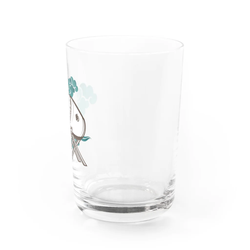 はる_社務所の和太鼓 Water Glass :right