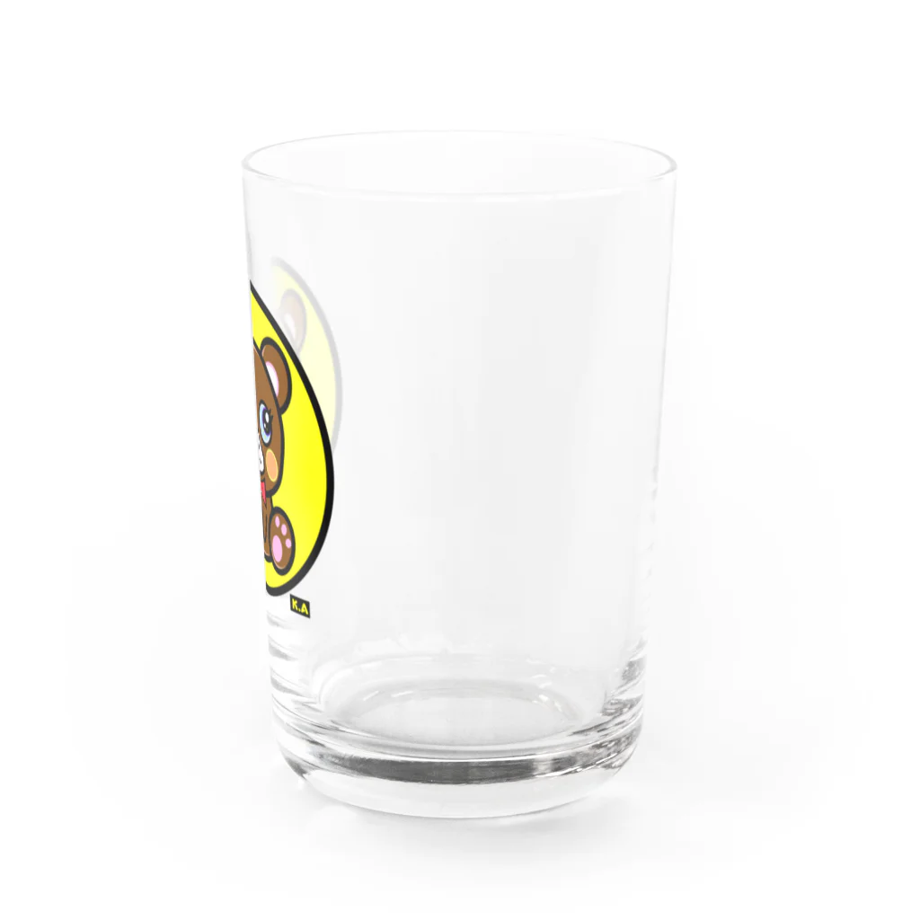 Kouzou Arima art shopのテディベアに憧れて Water Glass :right