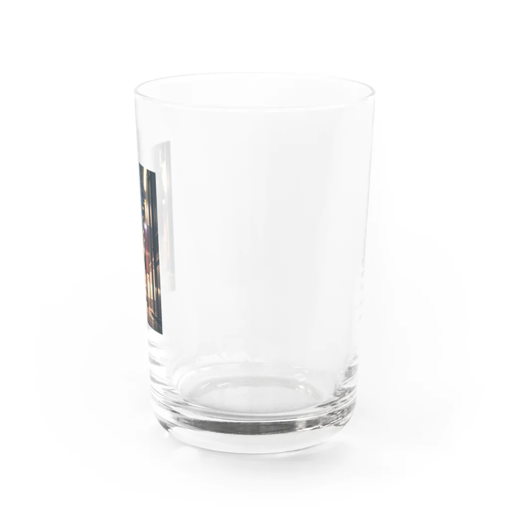 yab-AIの街の静寂 (Nocturnal Solitude) Water Glass :right