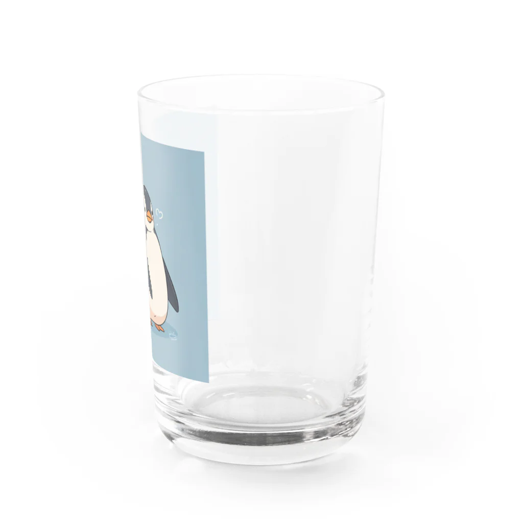 ganeshaのかわいいペンギンとおもちゃのバケツ Water Glass :right