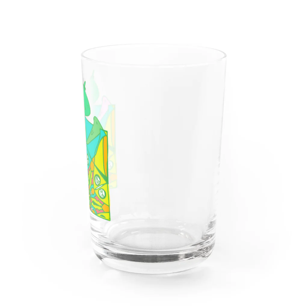 ウサネコ38の干支　龍 Water Glass :right