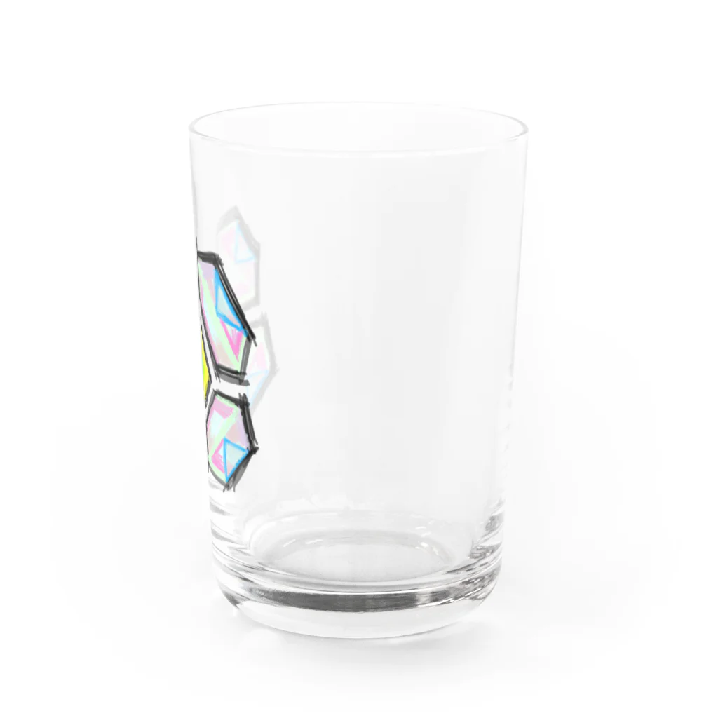 令和のくまさんのHeard Flower Water Glass :right