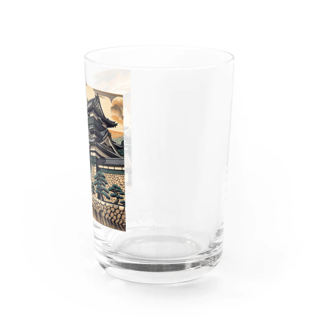 Hey和の二条城　世界遺産　絵画 Water Glass :right