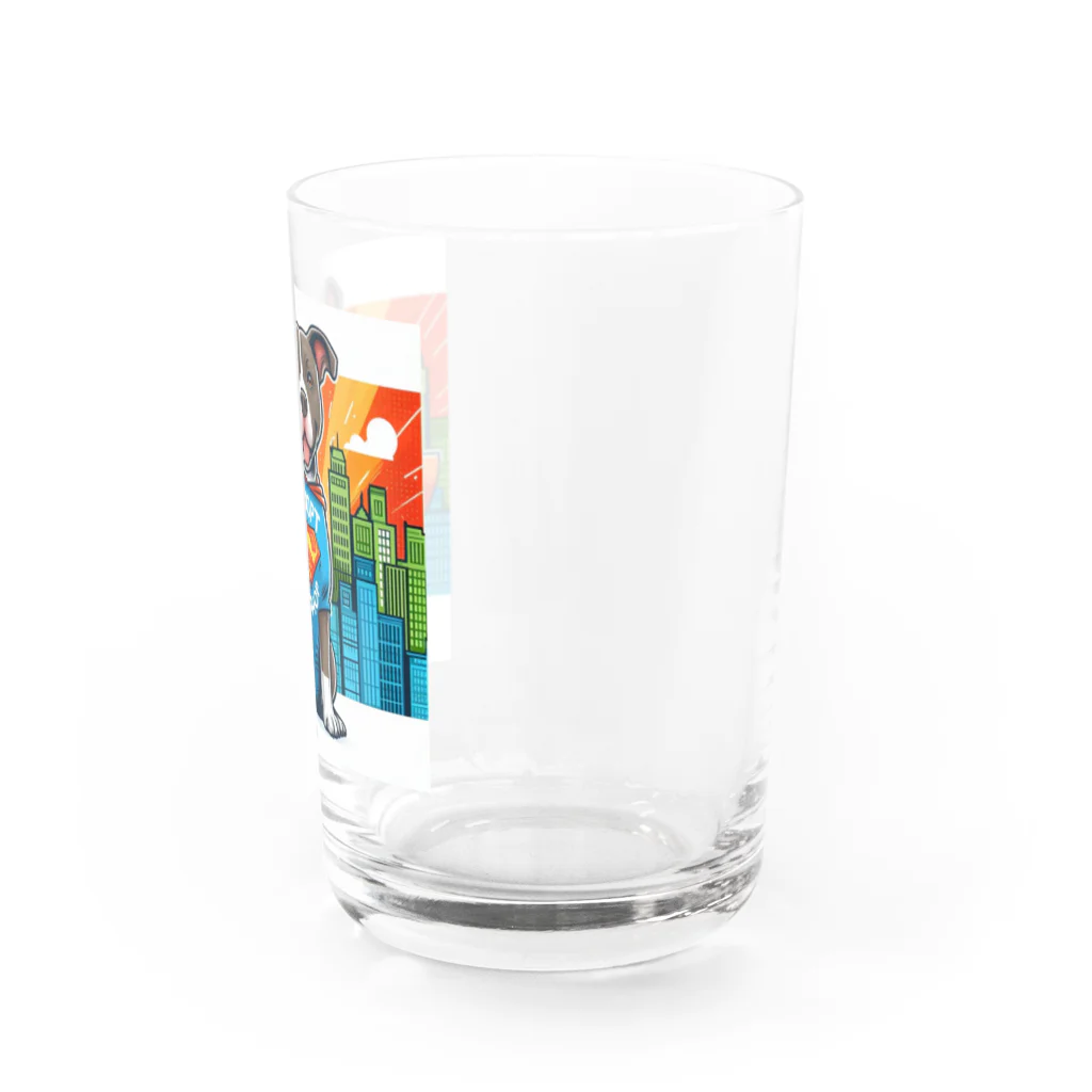 UDKshopのマッスルドッグマン Water Glass :right