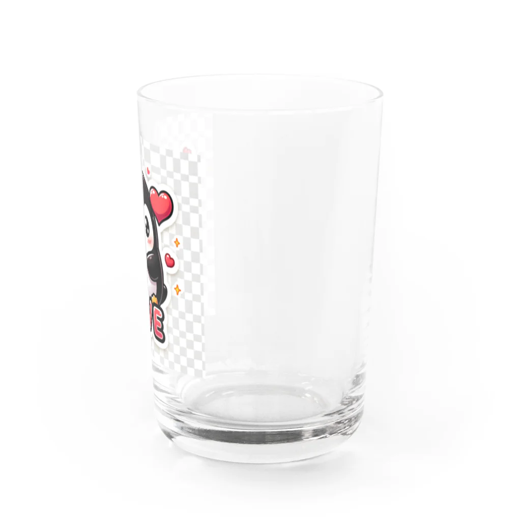 まんじゅ王国のペンギンのかわいらしさ全開！ Water Glass :right