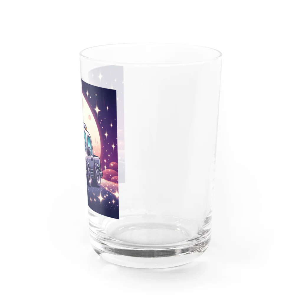 キャラクターズの可愛い車キャラクター Water Glass :right