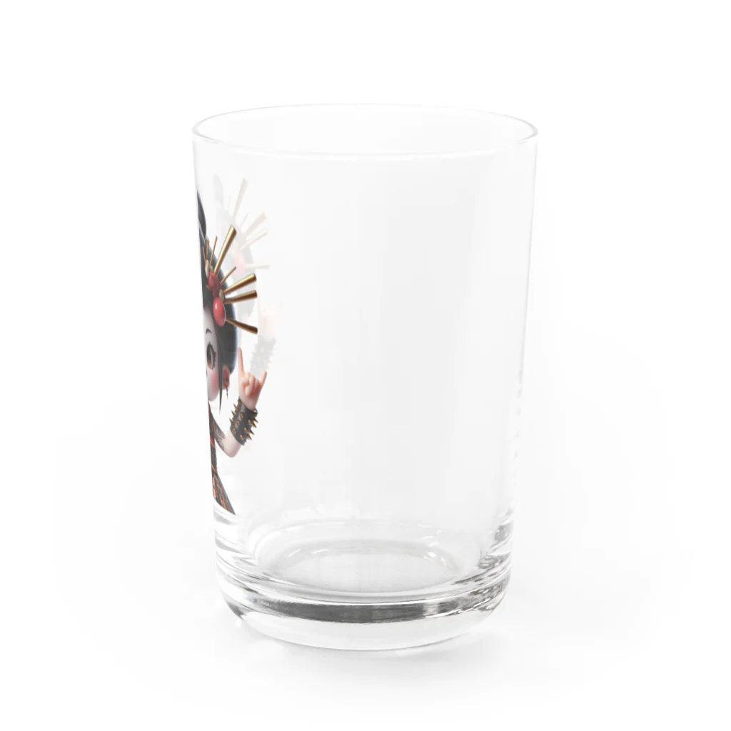 riotriffs_punksの芸者スター_パンク Water Glass :right