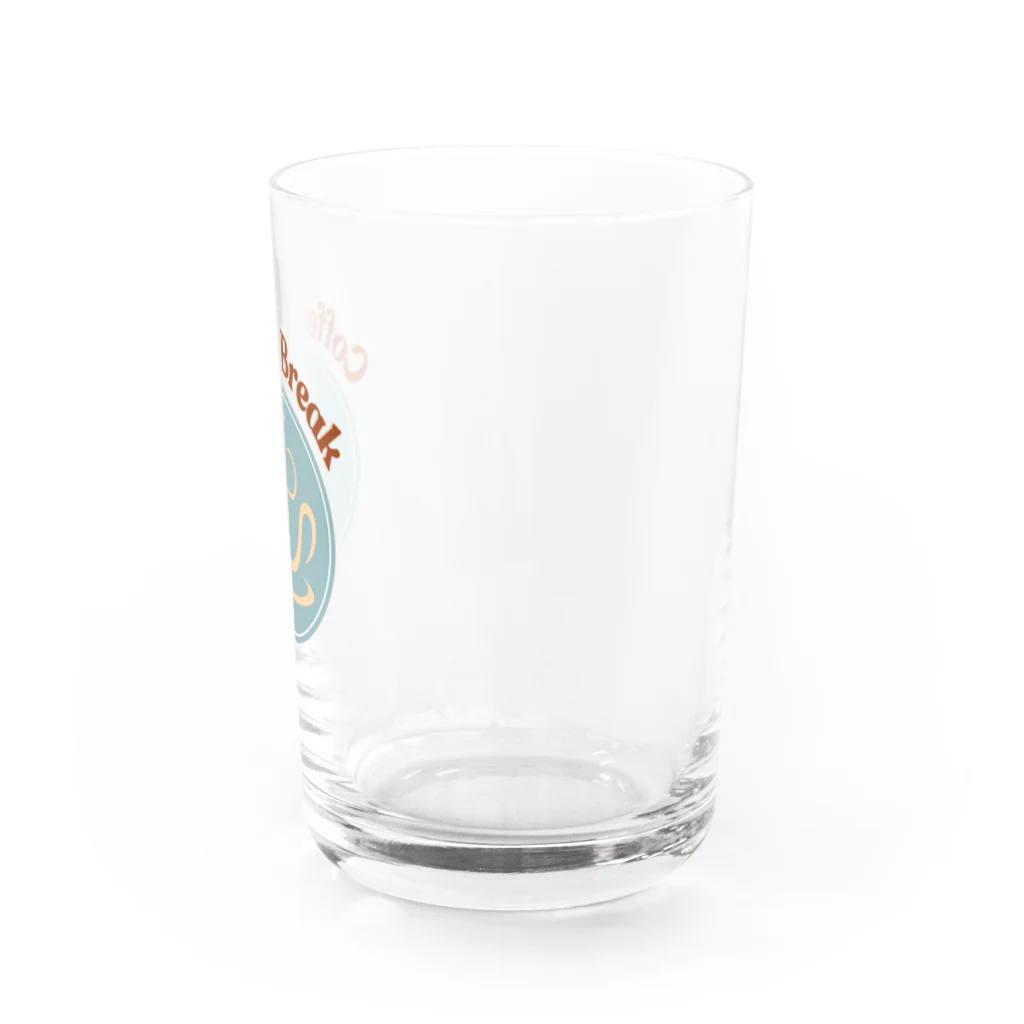 kanoh_artの「coffee break 」ワンポイントTシャツ Water Glass :right