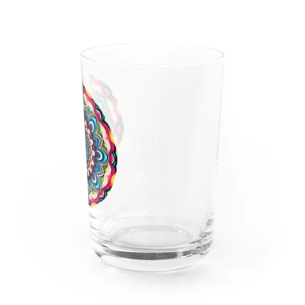 riotriffs_punksのサイケロゴ_2 Water Glass :right