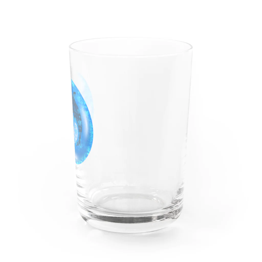 aqua_bioの太陰大極イルカの宝石 Water Glass :right