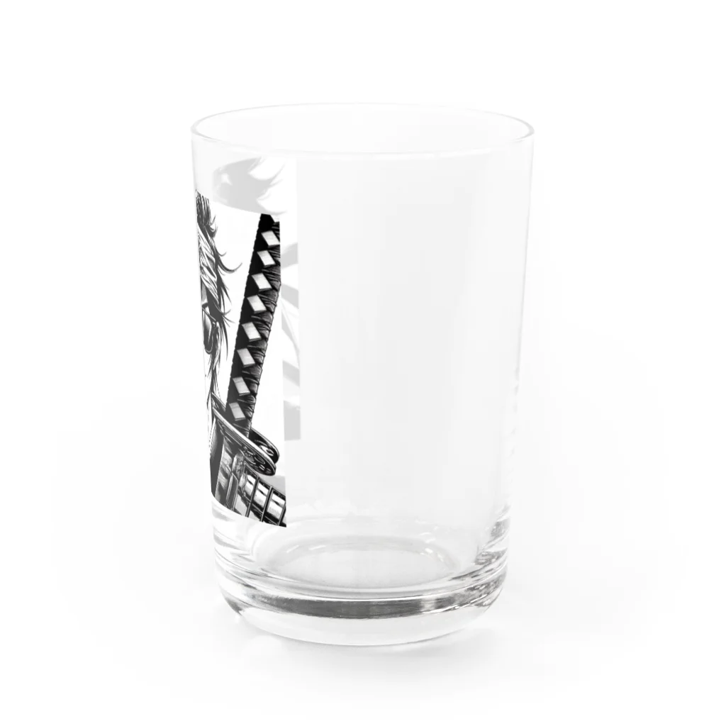 namidamakiのグラサン侍 Water Glass :right