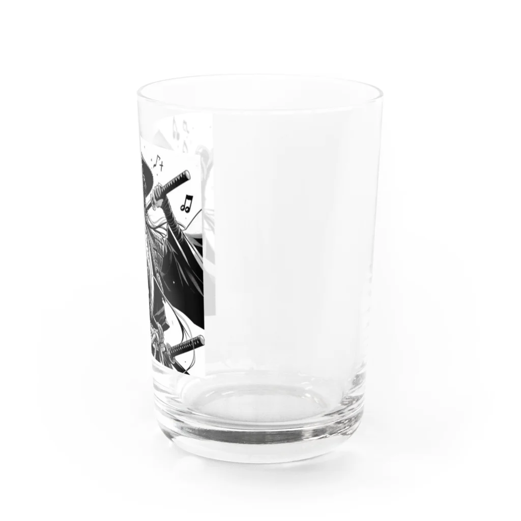 namidamakiの熱唱侍 Water Glass :right