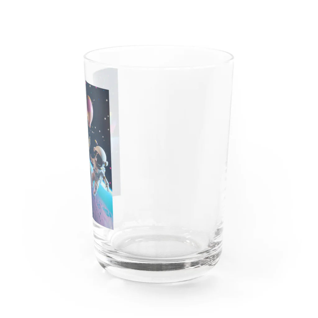 がーるずしょっぷの風船で宇宙にいった宇宙飛行士 Water Glass :right