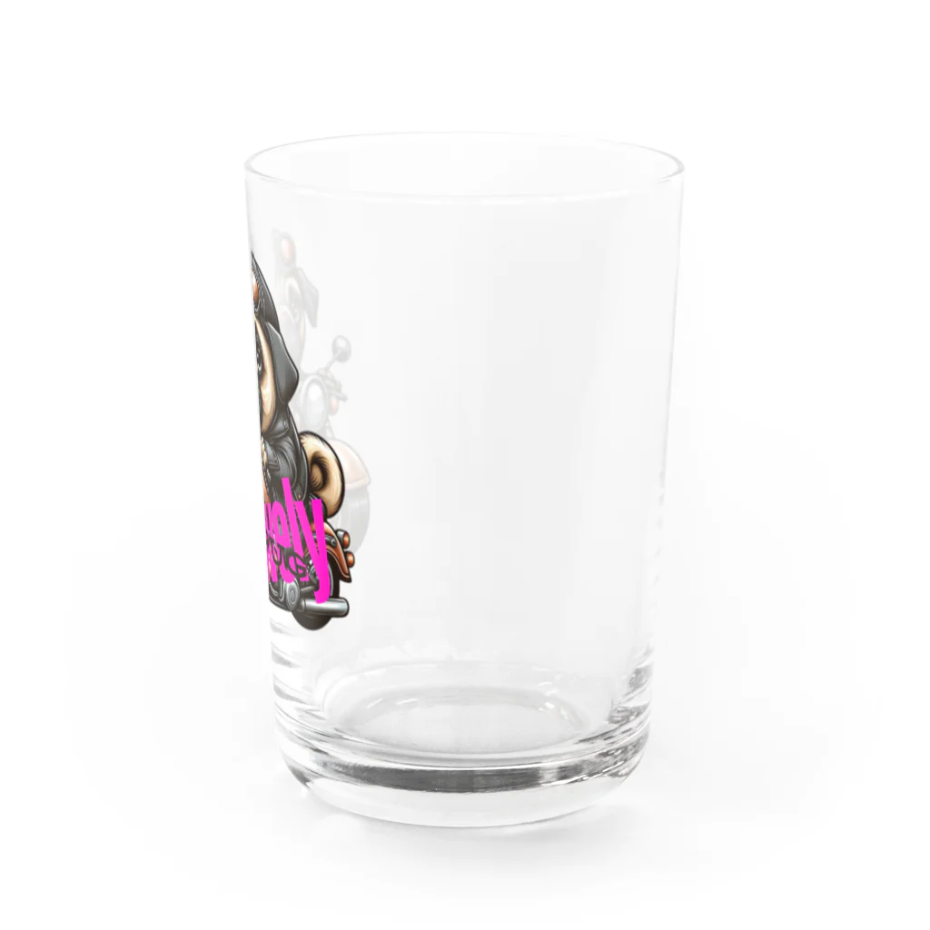 ふんわか ぷにゅのラブリーパグ Water Glass :right