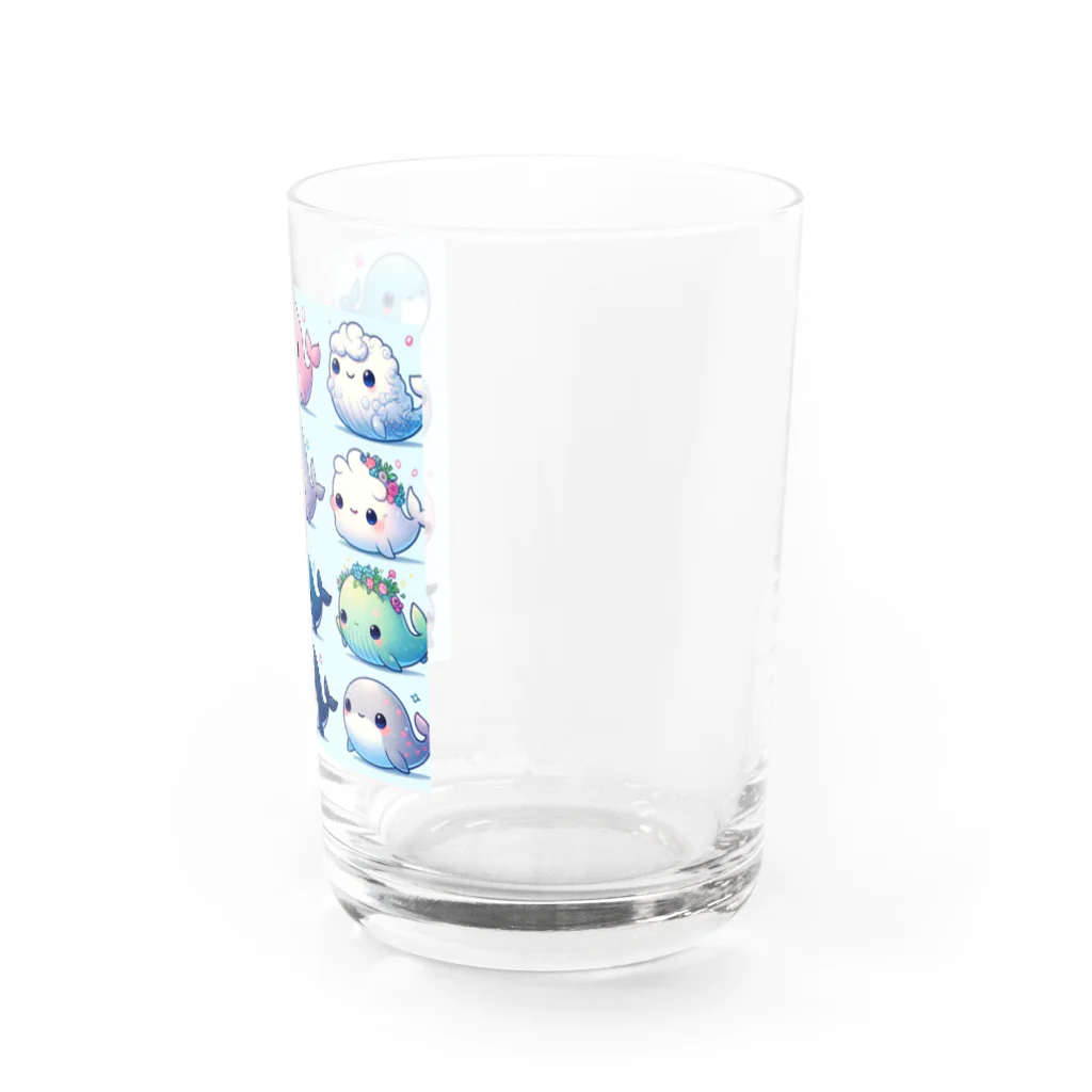 わくわく海の雑貨屋のにこにこクジラコレクション Water Glass :right