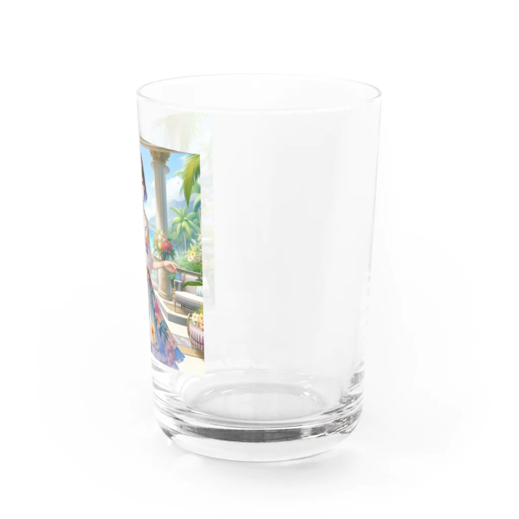 かるるんショップの夏と南国と休日と Water Glass :right