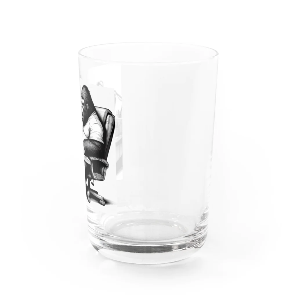 namidamakiのサラリーマンゴリラの昼食 Water Glass :right