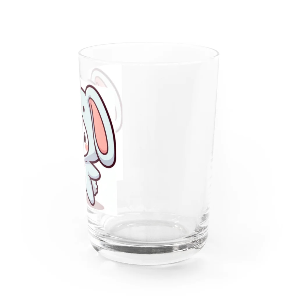 melka55のウサギマスコット Water Glass :right