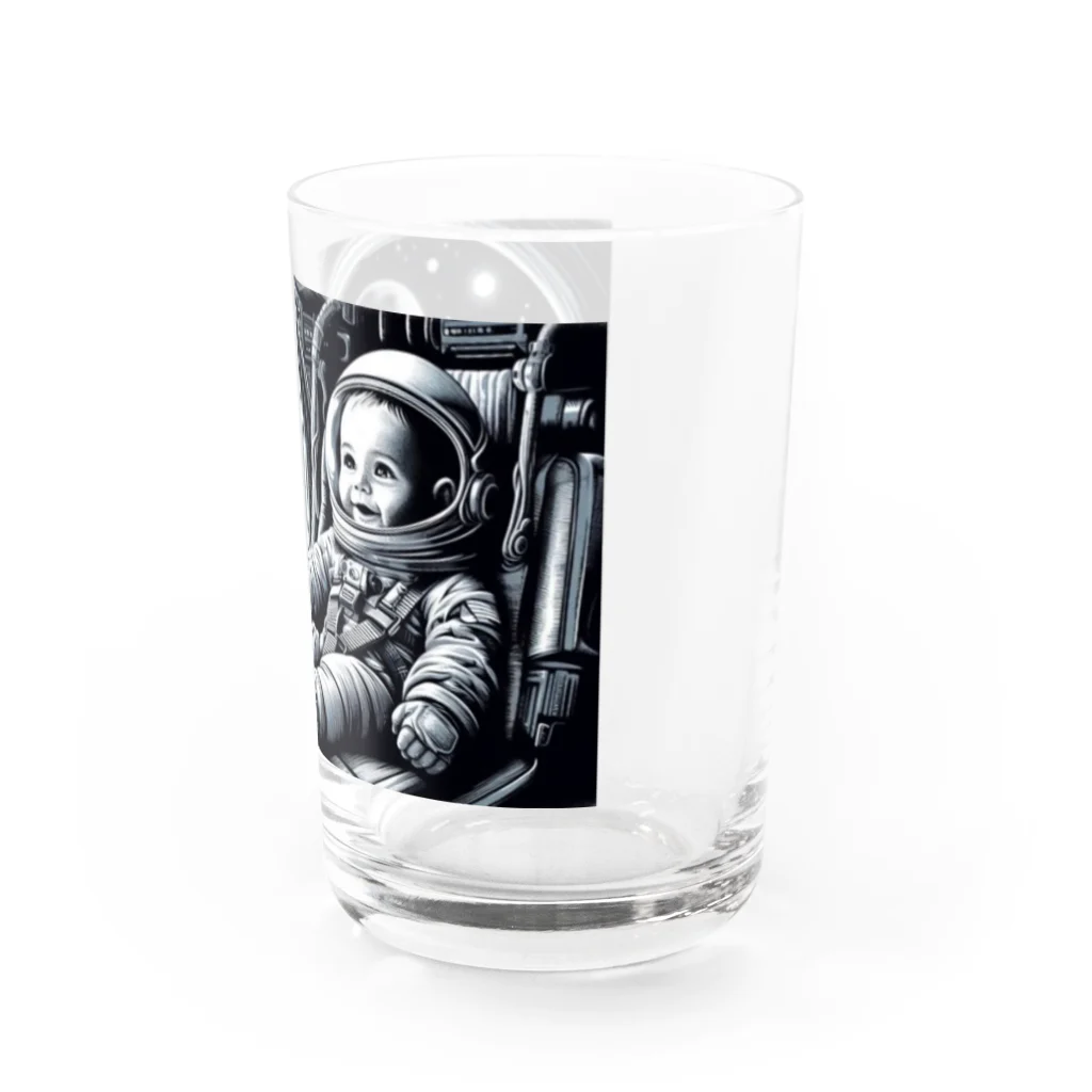 Chika Lewisの宇宙船に乗った赤ちゃん4 Water Glass :right