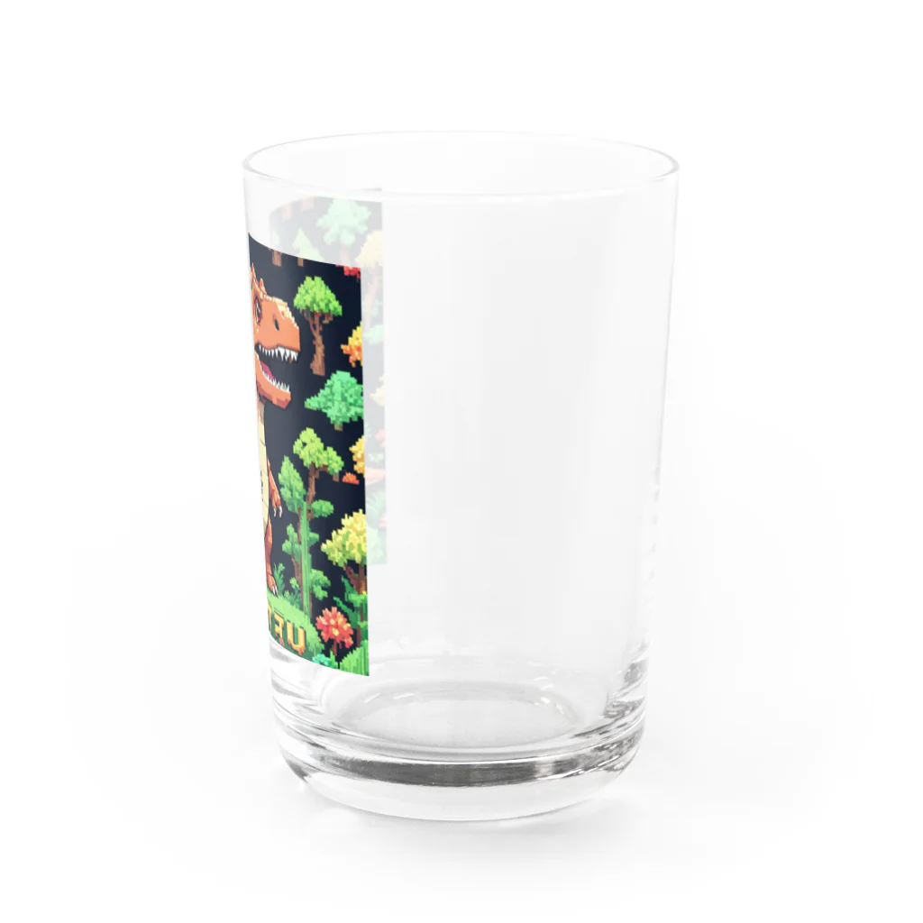 OTIRUBUTUBUTUのオロチ恐竜 Water Glass :right