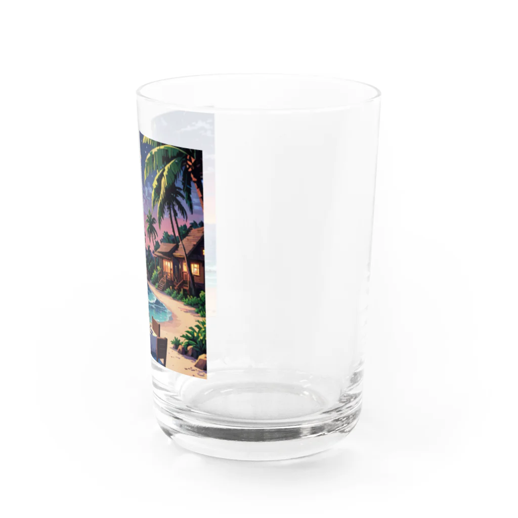 Paradise ExploreのMoonlit Palm Haven Water Glass :right