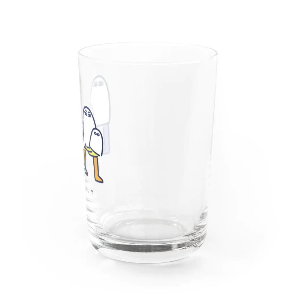 chika_shirakawaの謎のメジェド様ファミリー Water Glass :right