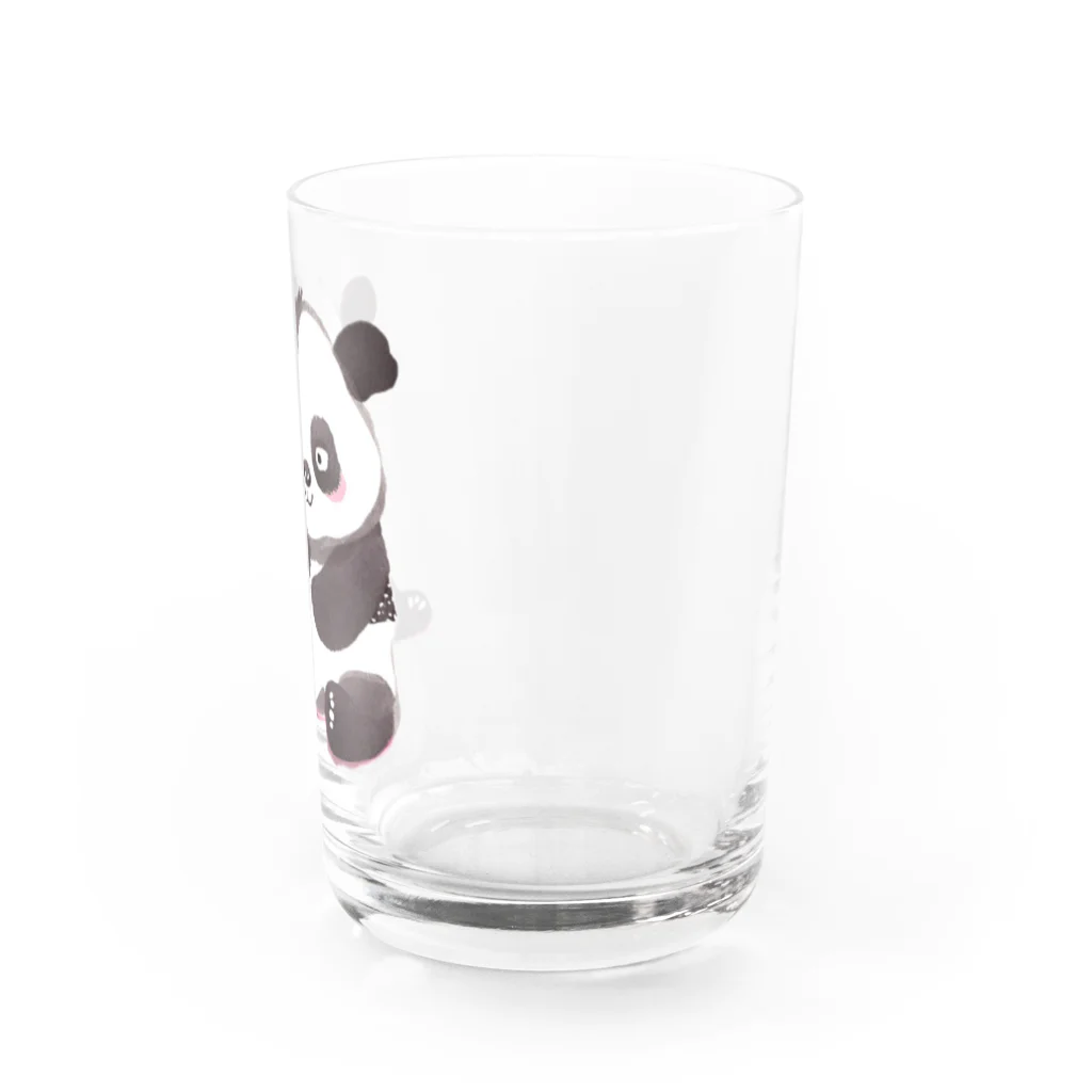 Narisukeのかわいいパンダさん Water Glass :right