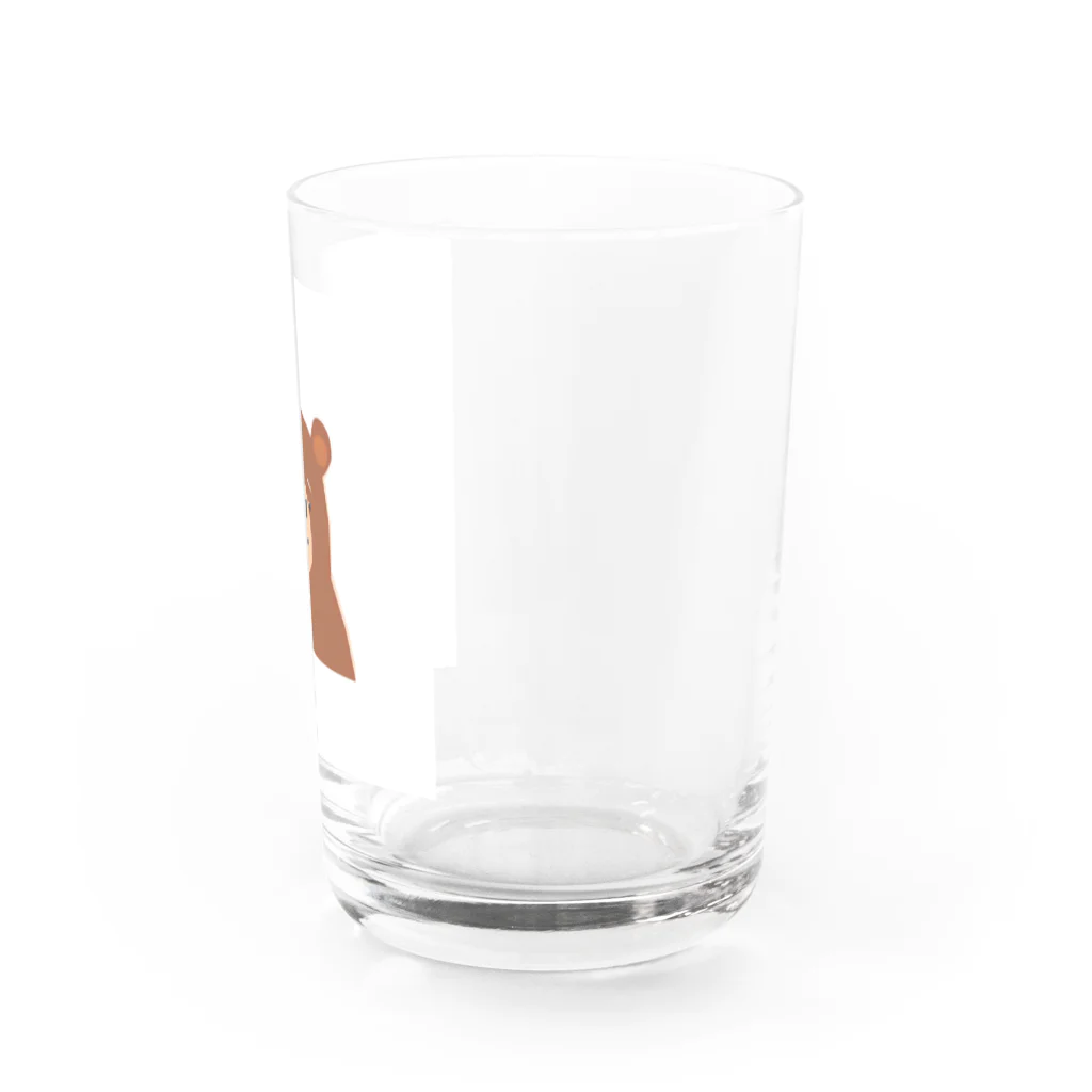 日常の困ったクマ Water Glass :right