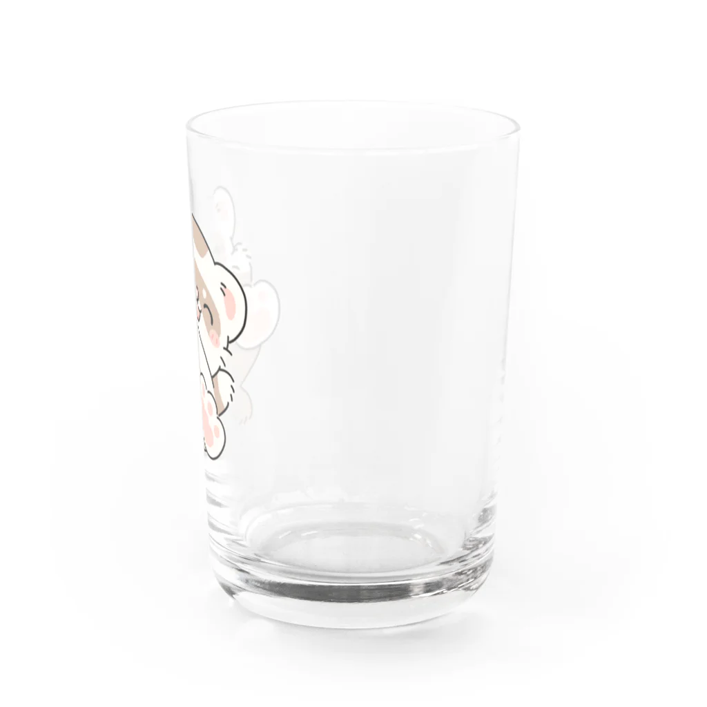 ふぇれねっと＠SUZURIのふぇれっとがころん Water Glass :right