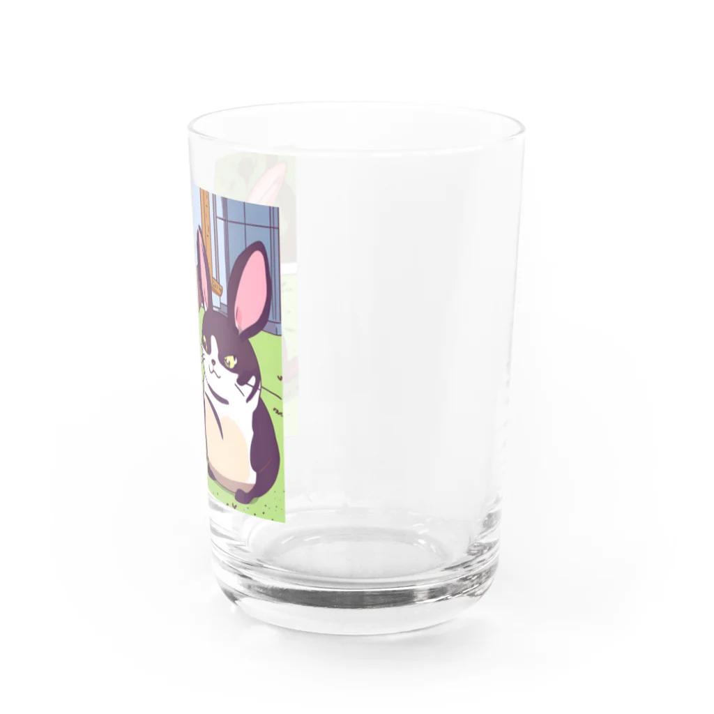 WhimsyWaresのうさぎ Water Glass :right