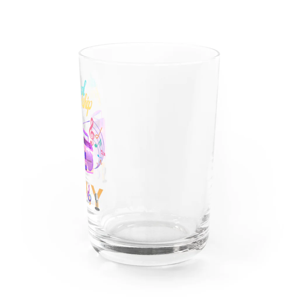 ivybloonの懐かしいラジカセ Water Glass :right