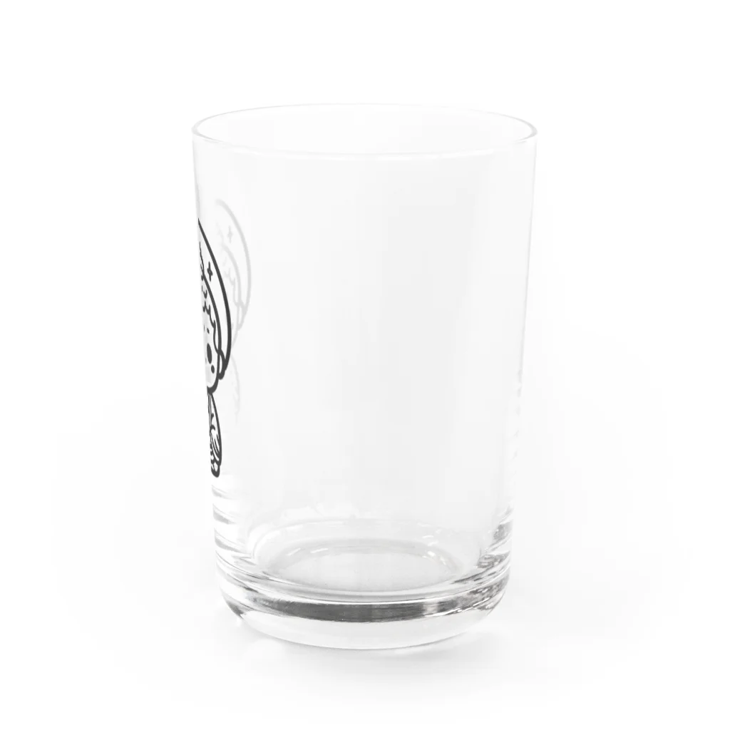 BOSATUのかわいい菩薩のシンプルイラスト Water Glass :right