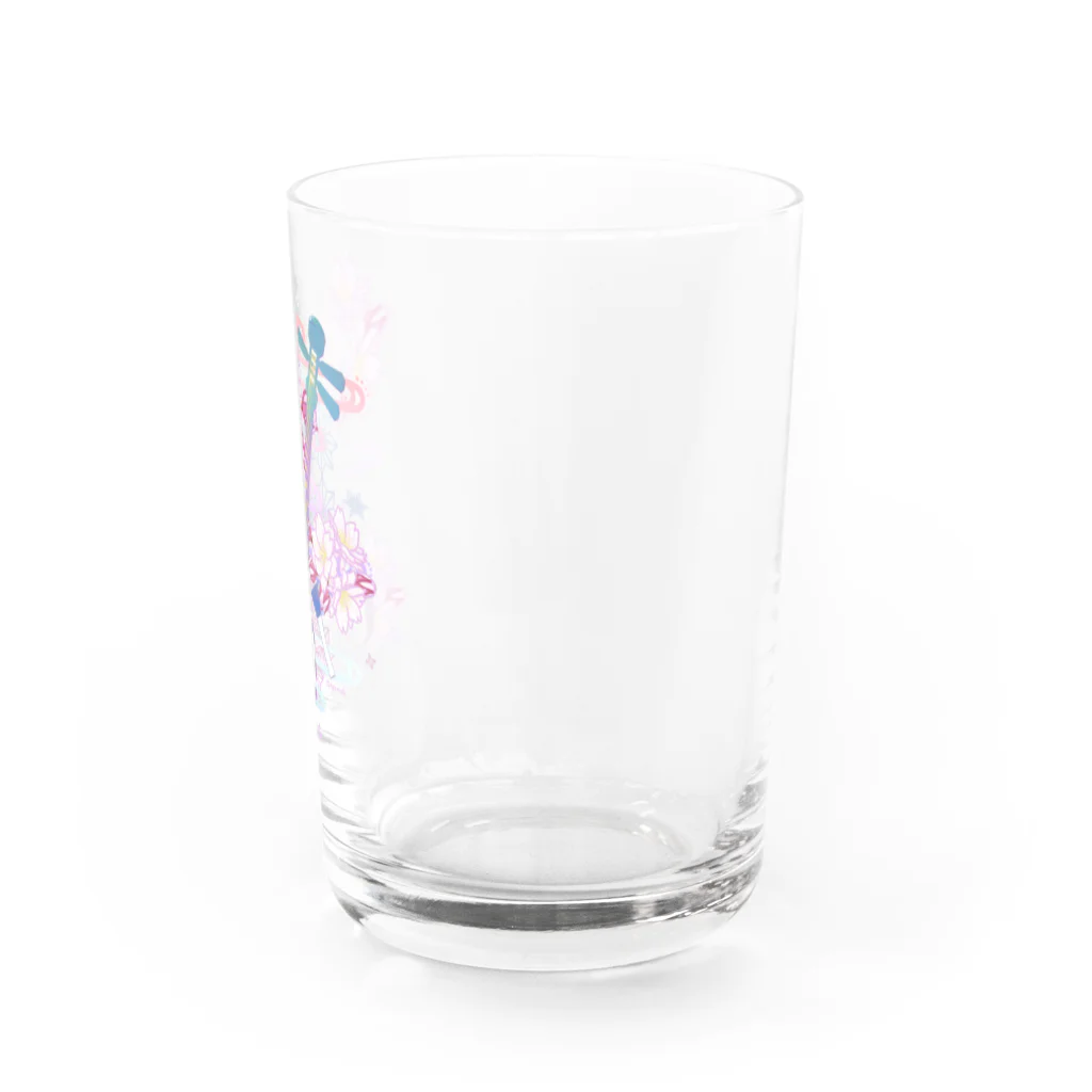 綾錦工房 りこりすの三味線 -雪月花- 【桜】 Water Glass :right