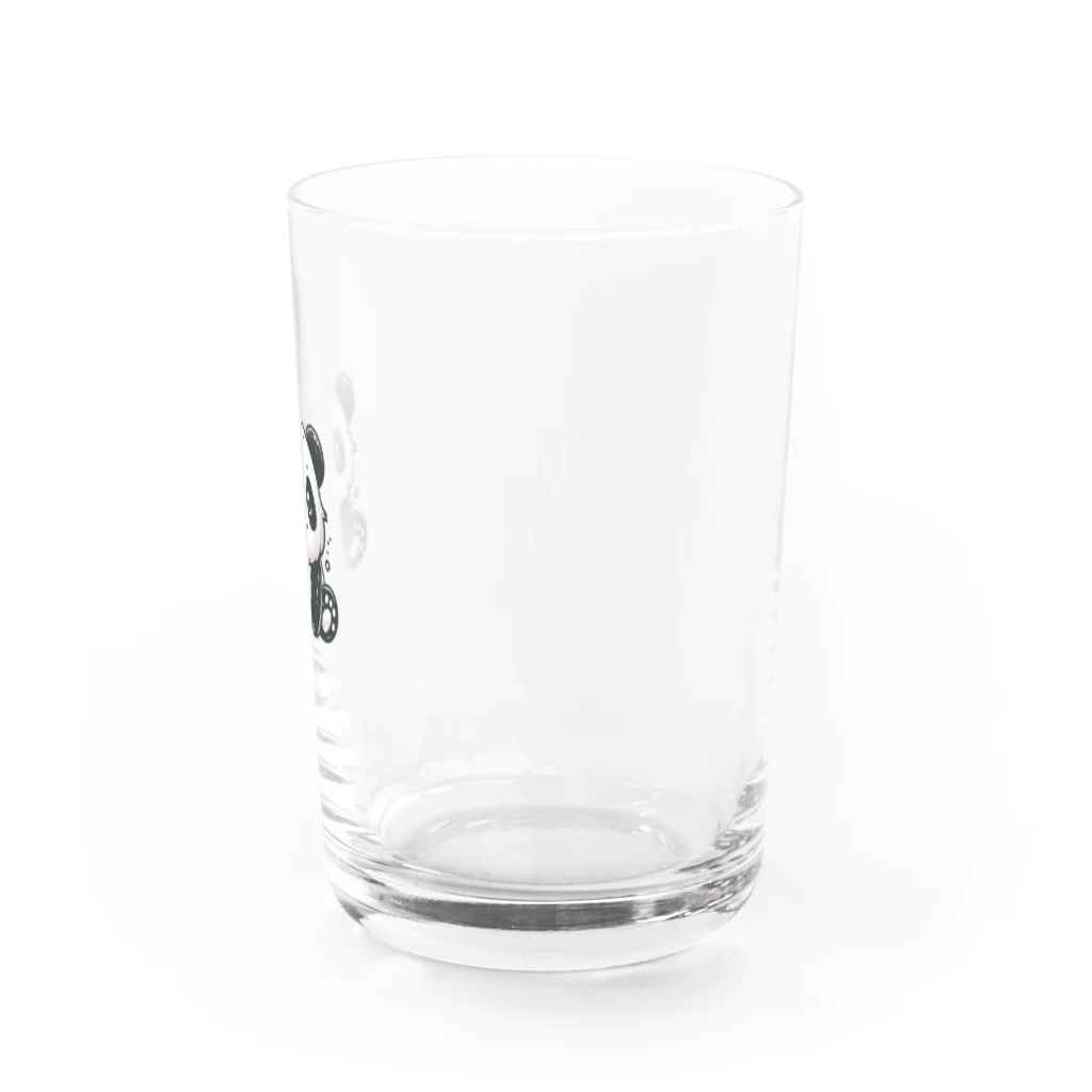 PEACE＆GOLDのくつろぎパンダ Water Glass :right