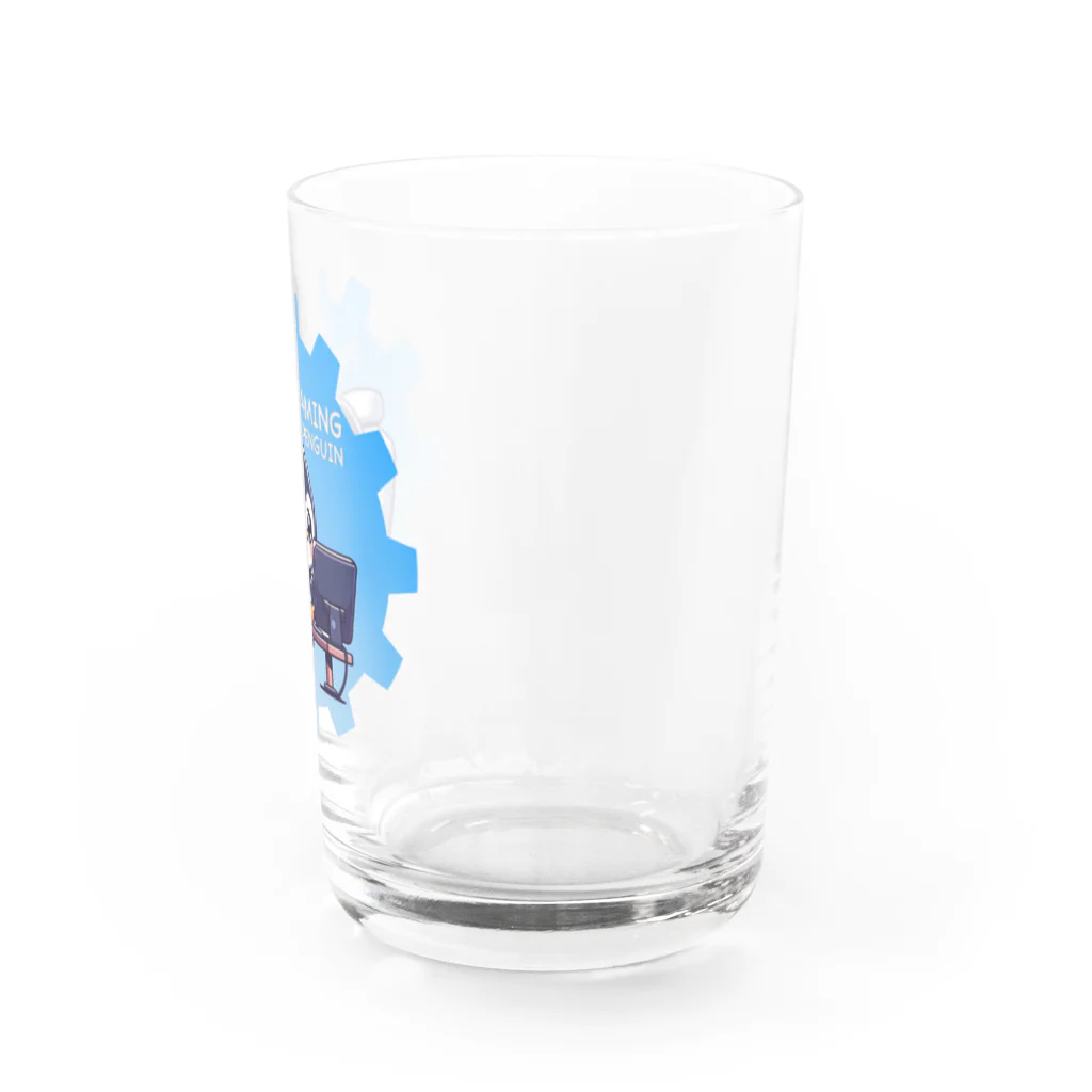 エンジニアあにまる。のエンジニアぺんぎん。5 Water Glass :right