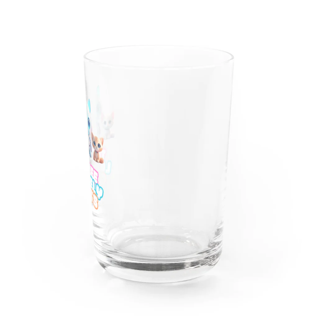 TURBO FACTORYのThree Lovely Cats😽 Water Glass :right