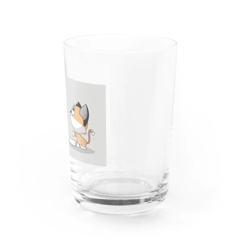 8kn356231の猫 Water Glass :right