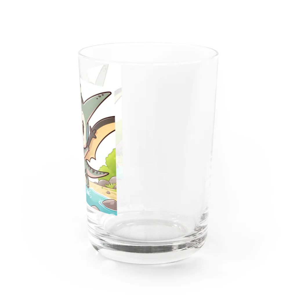 dinosaur_brothersのべびぃプテラ② Water Glass :right