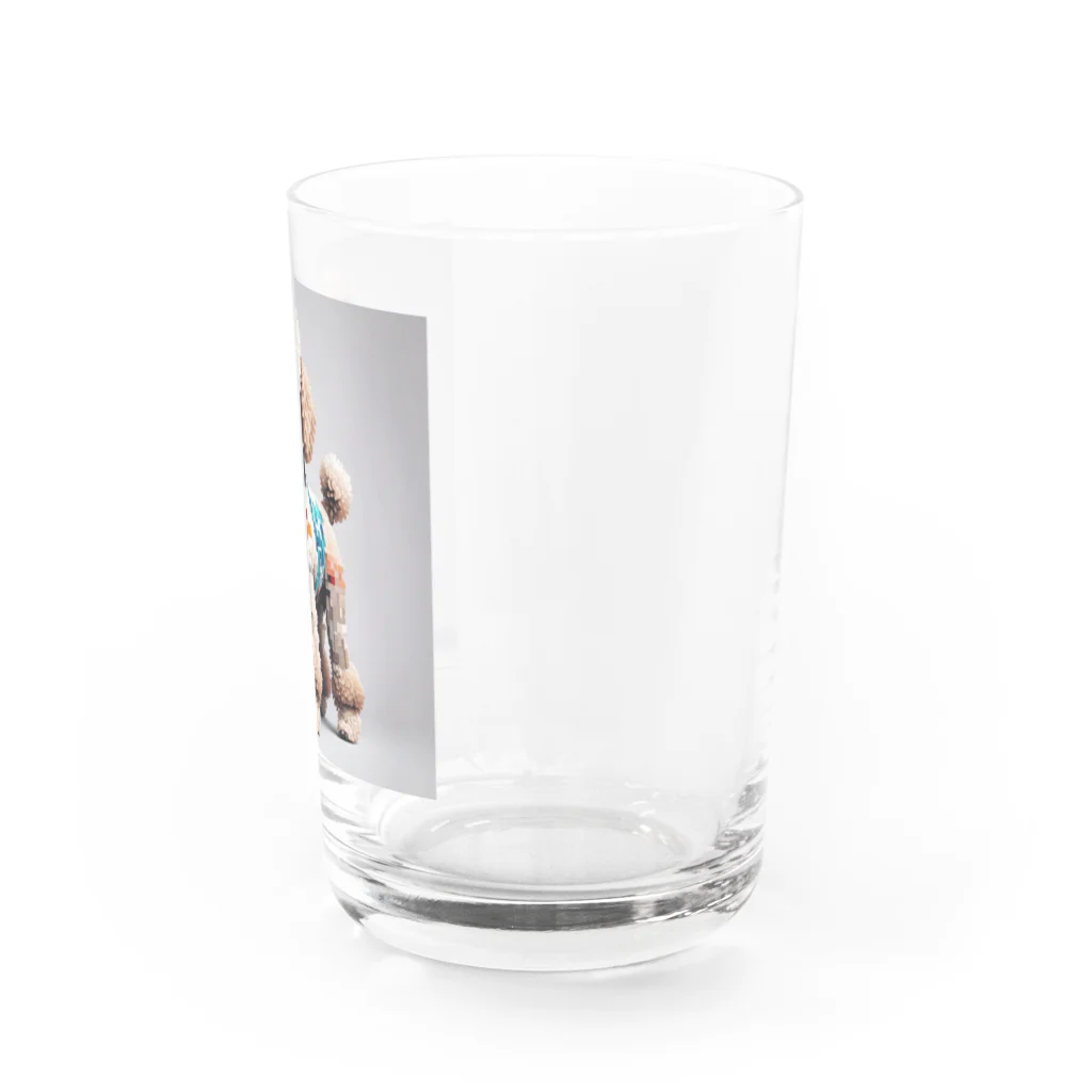 AI副業屋のショウのドット絵のプードル Water Glass :right