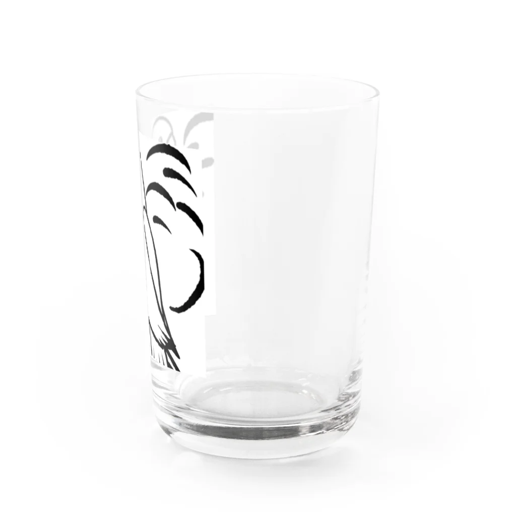 jcjcのかわいいインコのグッズ Water Glass :right