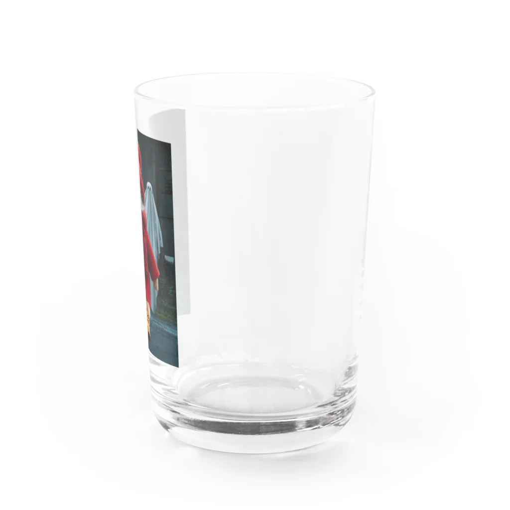 モコ＆ゆず Creator Factoryのゆずとゴースト Water Glass :right