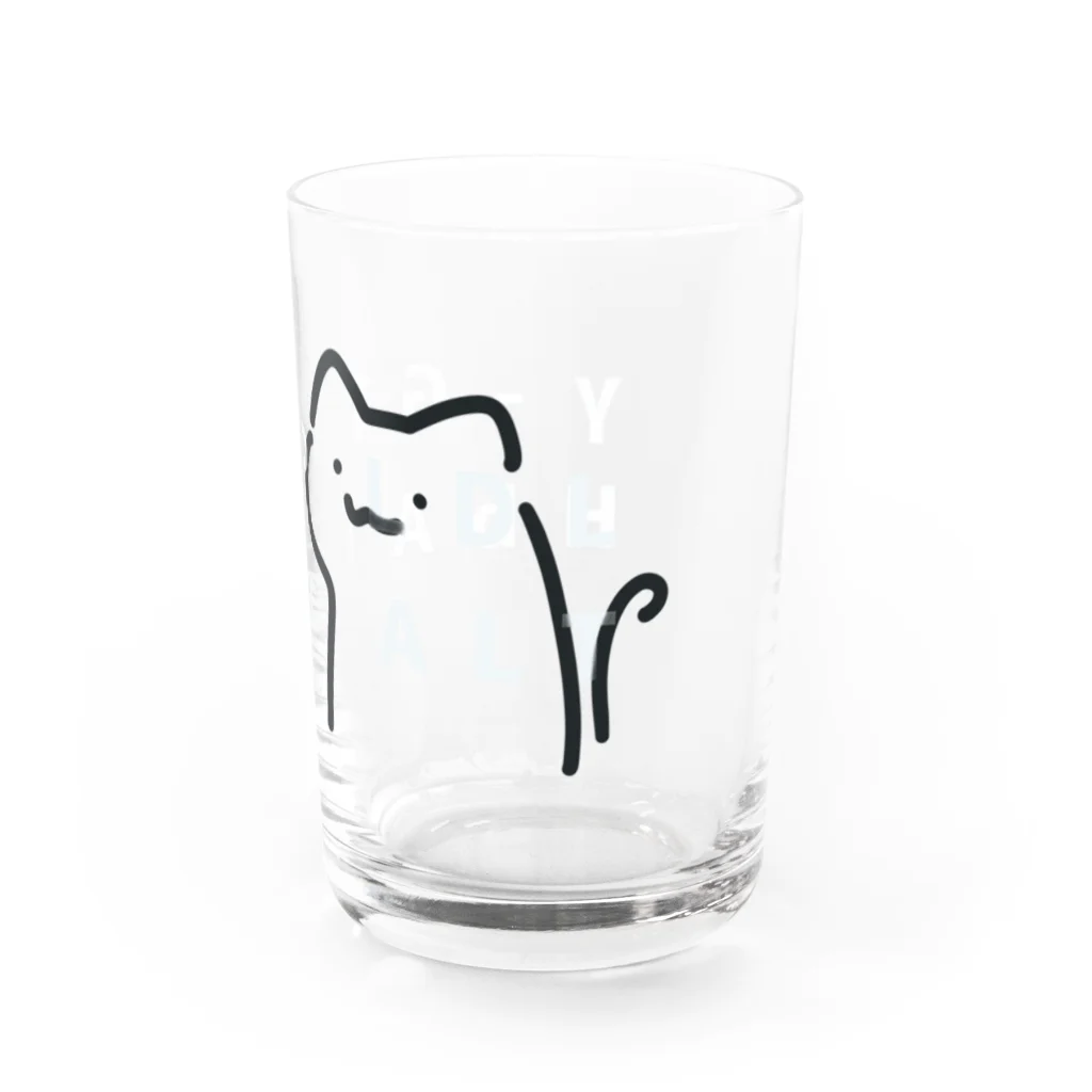 すPのお水飲んどこうかなってなるすぴねこグラス Water Glass :right