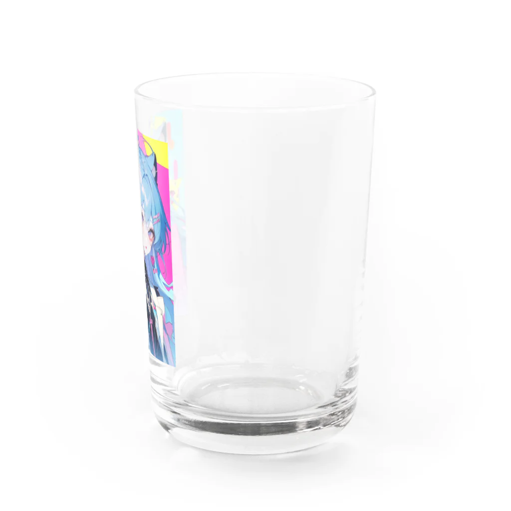 なめたけのしぐれ　ロングver Water Glass :right