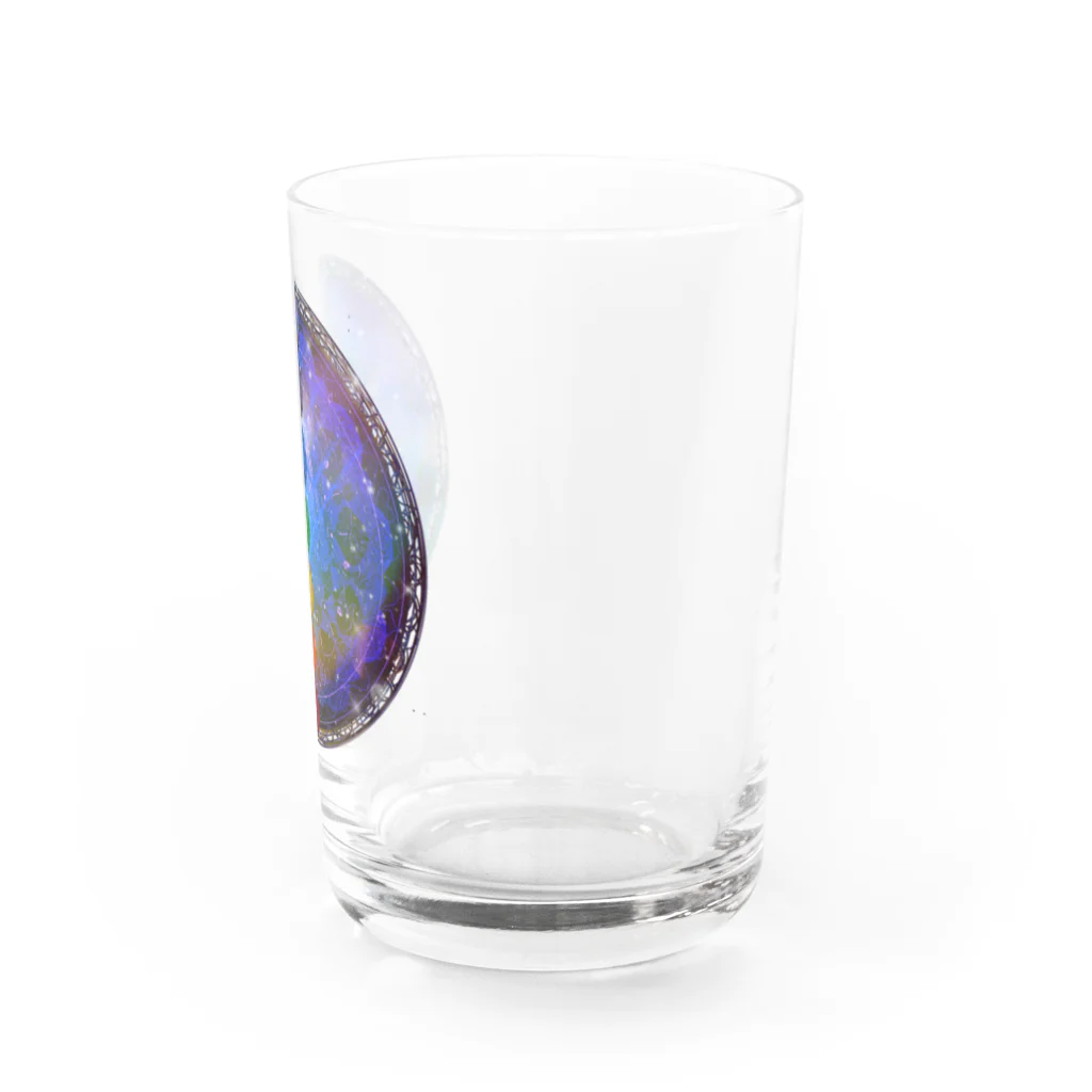 💖宇宙整体♪🌈♪こころからだチャンネル♪💖の宇宙曼荼羅　cakra version Water Glass :right