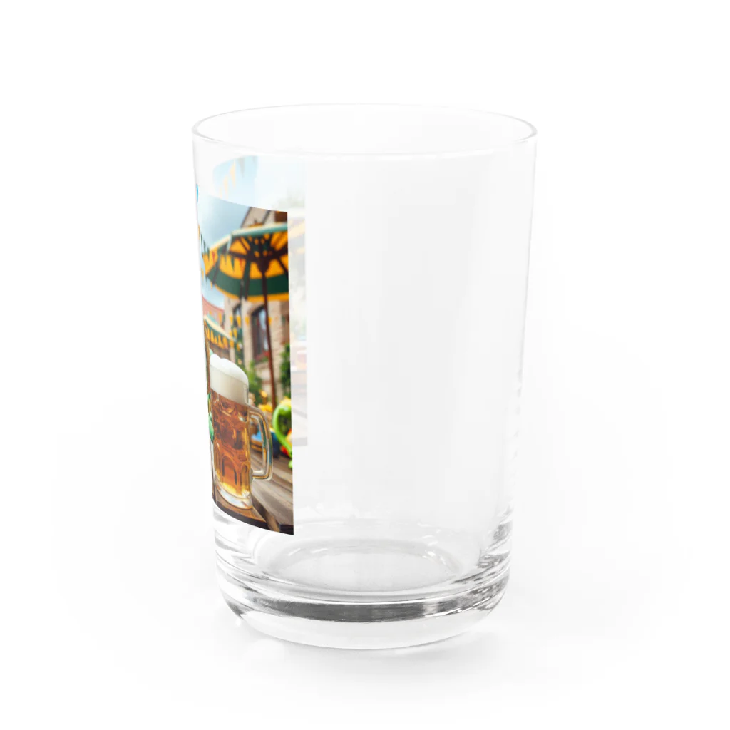 かめのオアシスのかめっちビアガーデンへ行く Water Glass :right